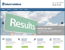 Tablet Screenshot of inlandsolutions.net